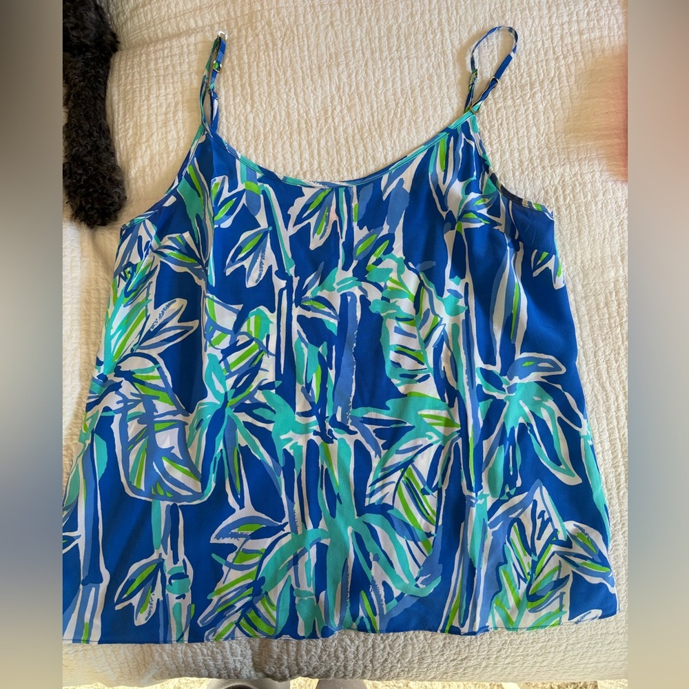 Lilly Pulitzer Silk Dusk Top